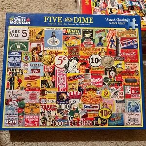 White Mountain Five and Dime Puzzle - 1000 Pieces